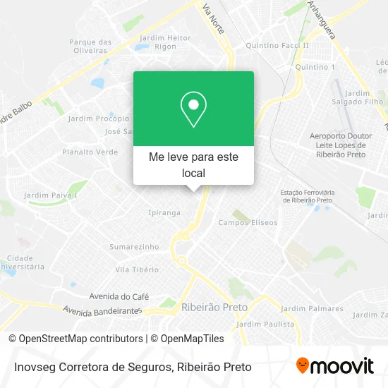 Inovseg Corretora de Seguros mapa