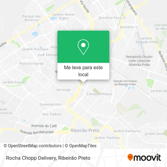 Rocha Chopp Delivery mapa