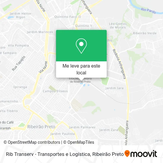 Rib Transerv - Transportes e Logística mapa