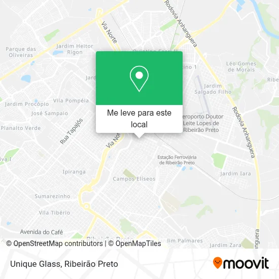 Unique Glass mapa