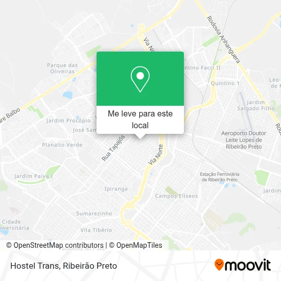 Hostel Trans mapa