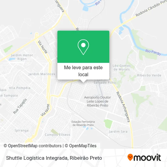 Shuttle Logística Integrada mapa