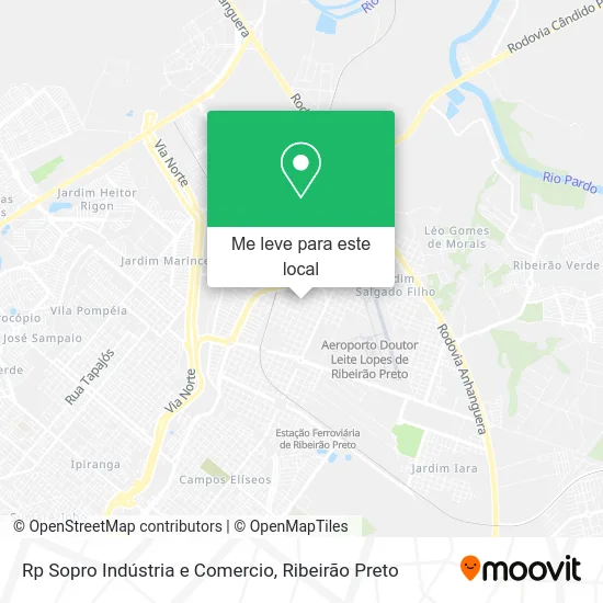 Rp Sopro Indústria e Comercio mapa