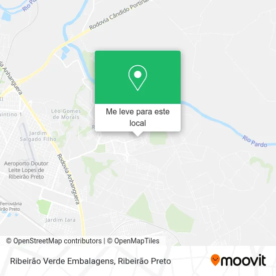 Ribeirão Verde Embalagens mapa