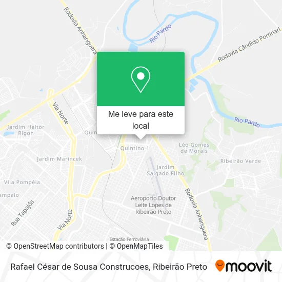 Rafael César de Sousa Construcoes mapa