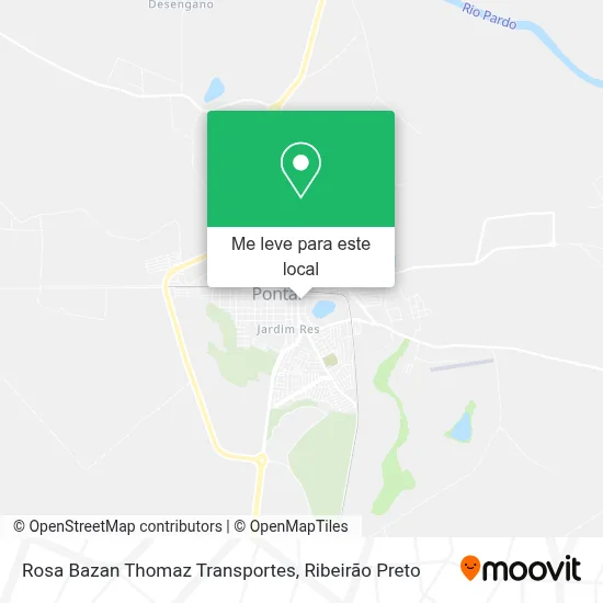 Rosa Bazan Thomaz Transportes mapa