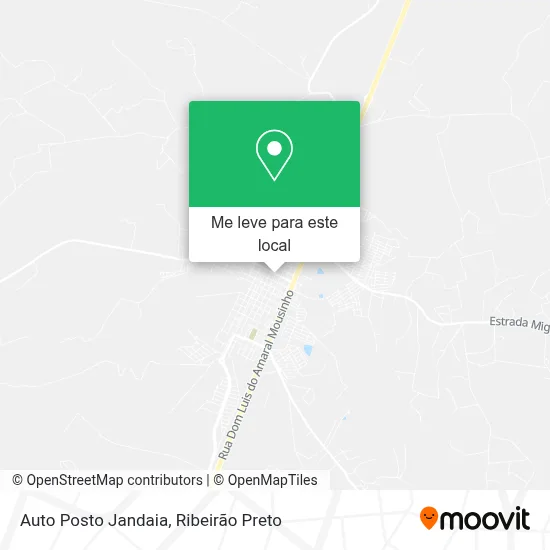 Auto Posto Jandaia mapa