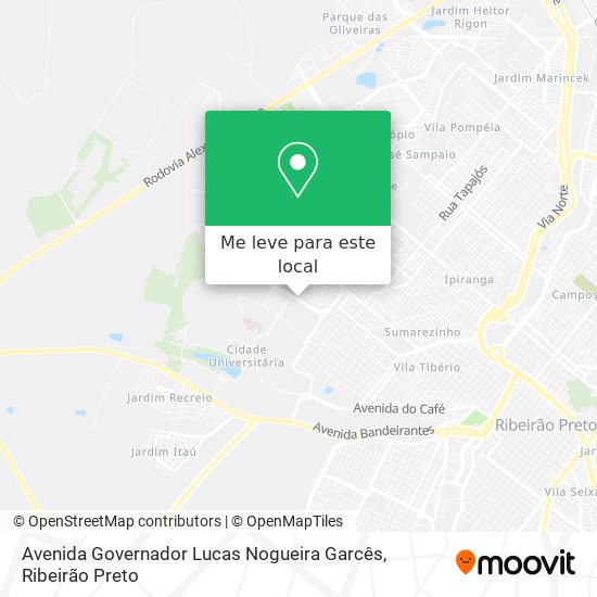 Avenida Governador Lucas Nogueira Garcês mapa