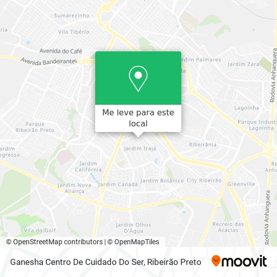 Ganesha Centro De Cuidado Do Ser mapa