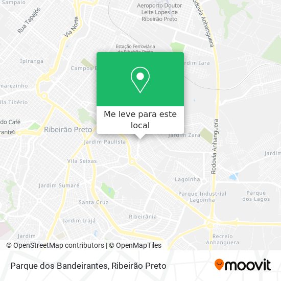 Parque dos Bandeirantes mapa