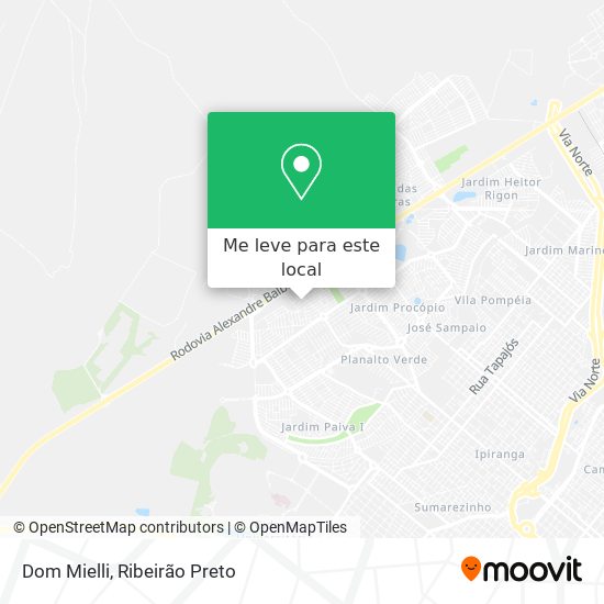 Dom Mielli mapa