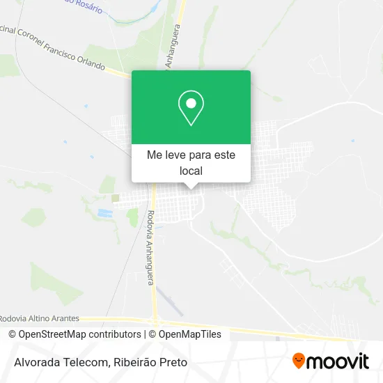 Alvorada Telecom mapa