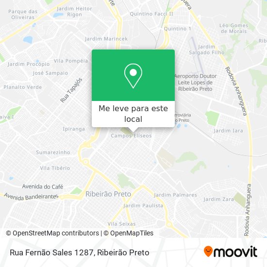 Rua Fernão Sales 1287 mapa