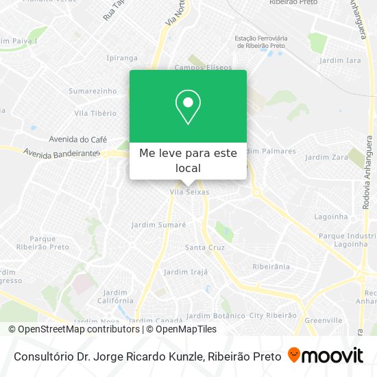 Consultório Dr. Jorge Ricardo Kunzle mapa