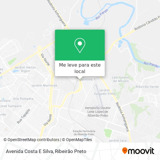 Avenida  Costa E Silva mapa