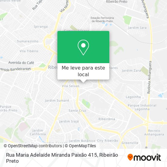 Rua Maria Adelaíde Miranda Paixão 415 mapa