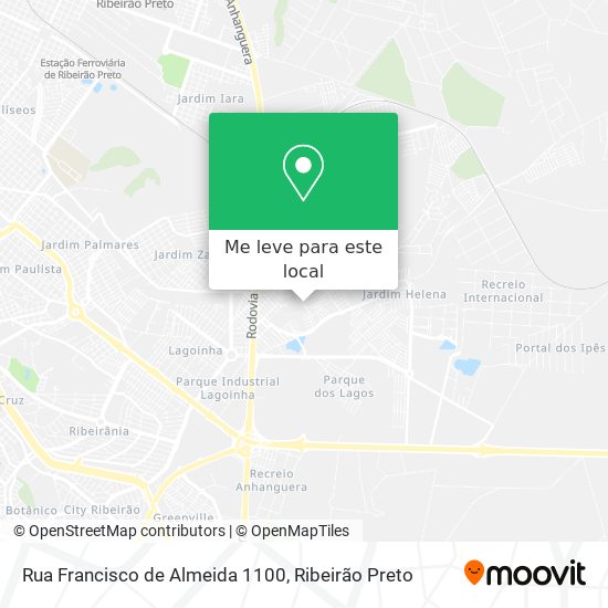 Rua Francisco de Almeida 1100 mapa