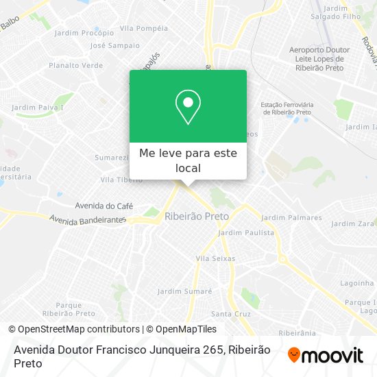 Avenida Doutor Francisco Junqueira 265 mapa