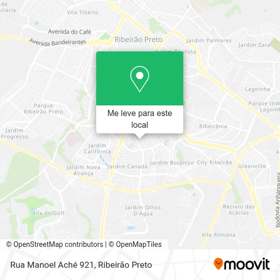 Rua Manoel Aché 921 mapa