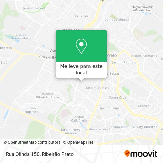 Rua Olinda 150 mapa