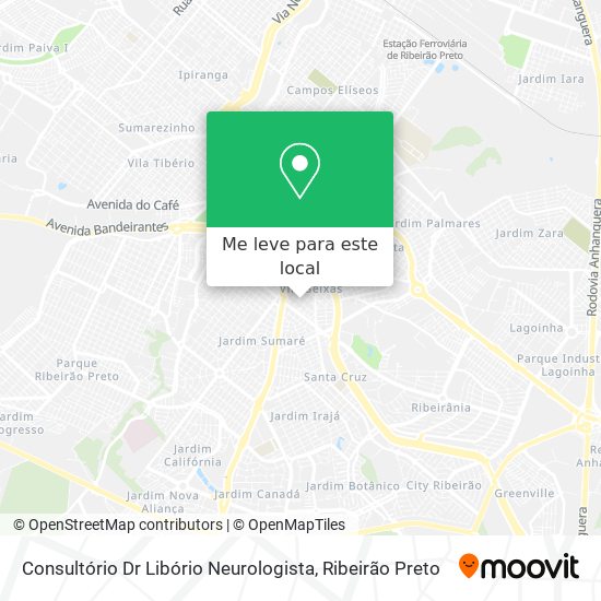 Consultório Dr Libório Neurologista mapa