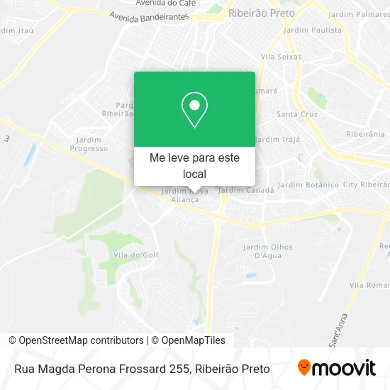 Rua Magda Perona Frossard 255 mapa