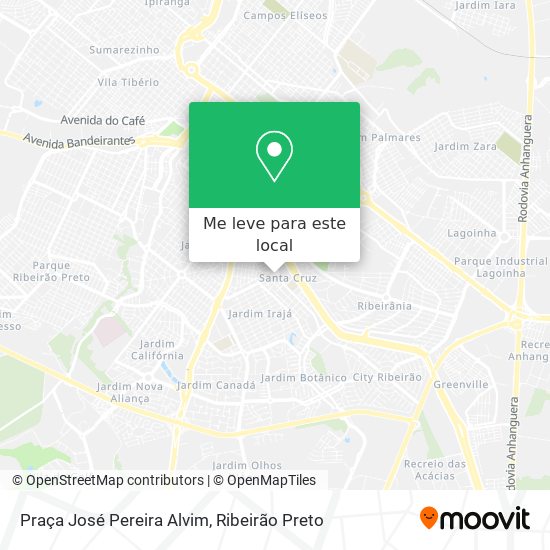 Praça José Pereira Alvim mapa