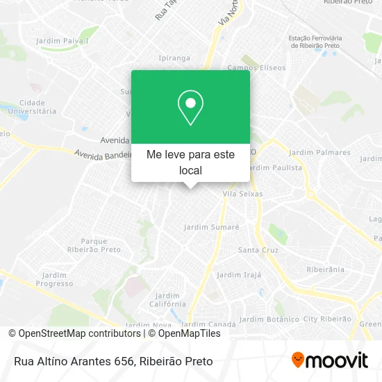 Rua Altíno Arantes 656 mapa