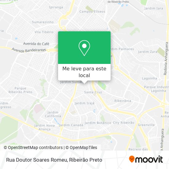 Rua Doutor Soares Romeu mapa