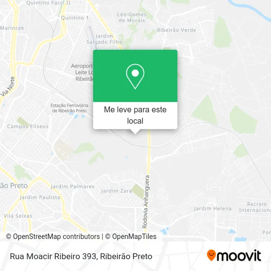 Rua Moacir Ribeiro 393 mapa