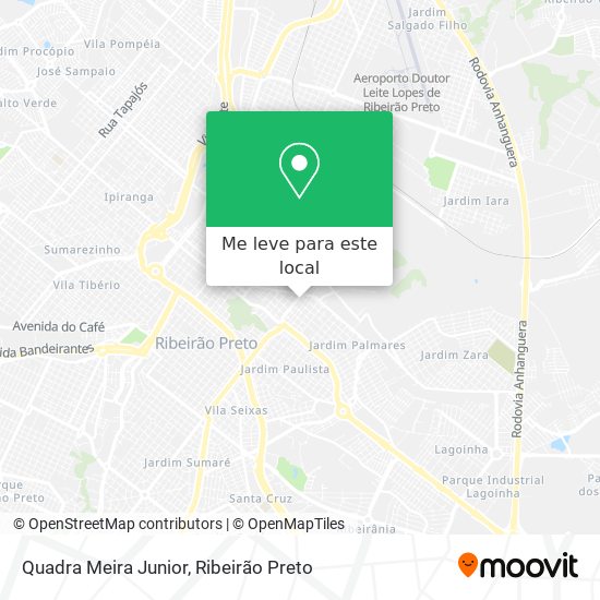 Quadra Meira Junior mapa