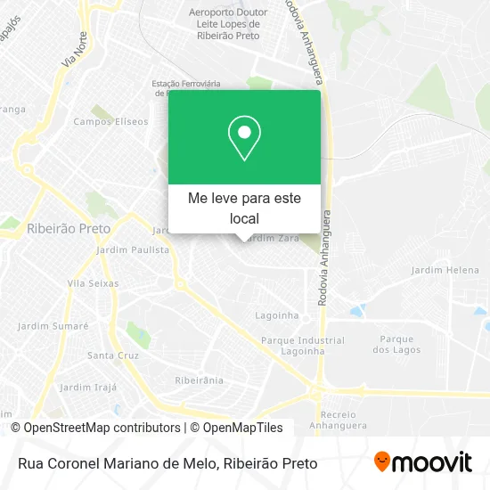 Rua Coronel Mariano de Melo mapa