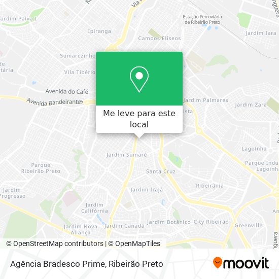 Agência Bradesco Prime mapa
