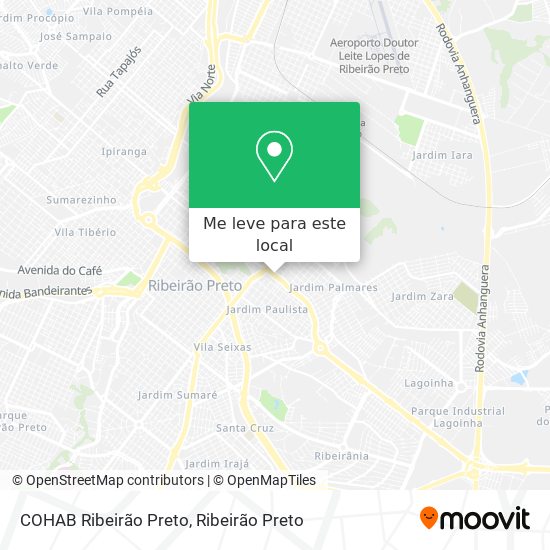 COHAB Ribeirão Preto mapa