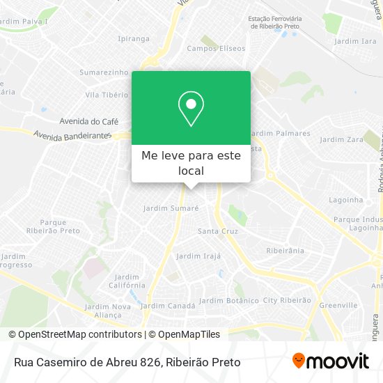 Rua Casemiro de Abreu 826 mapa
