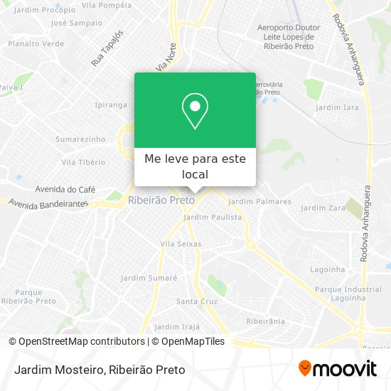 Jardim Mosteiro mapa