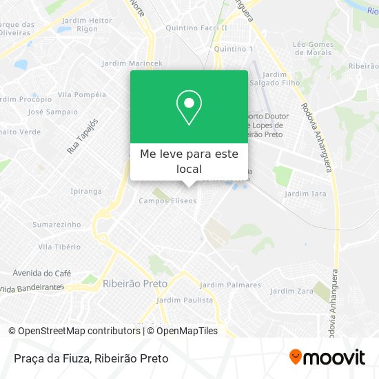Praça da Fiuza mapa
