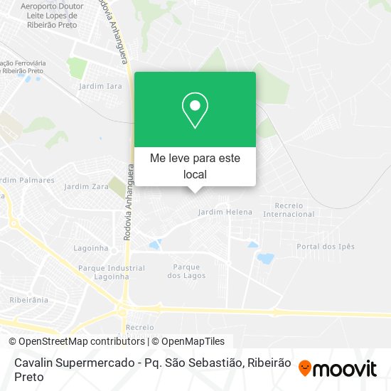 Cavalin Supermercado - Pq. São Sebastião mapa