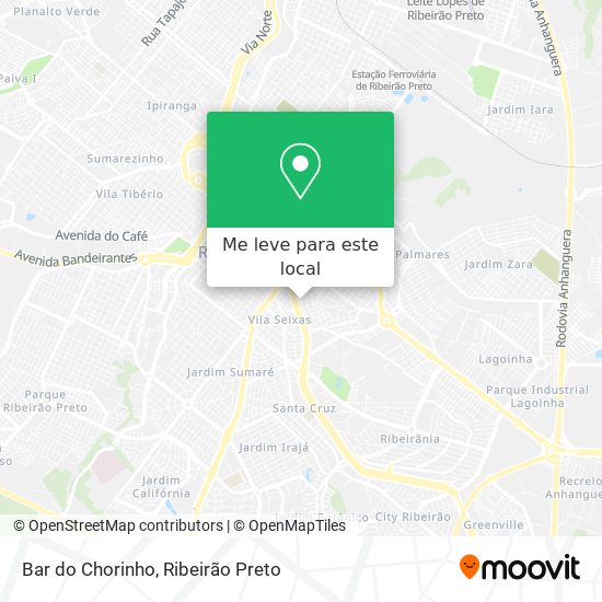 Bar do Chorinho mapa