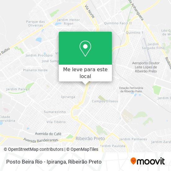 Posto Beira Rio - Ipiranga mapa