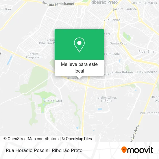 Rua Horácio Pessini mapa