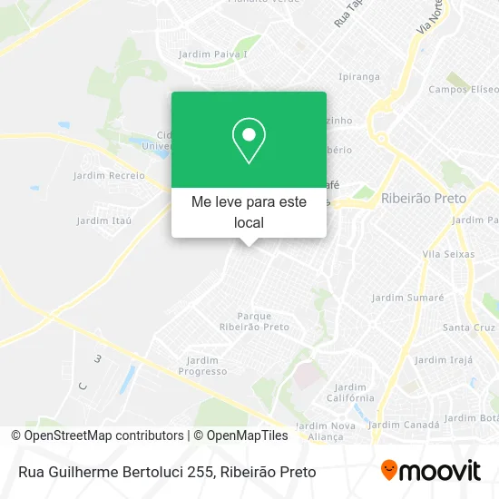 Rua Guilherme Bertoluci 255 mapa