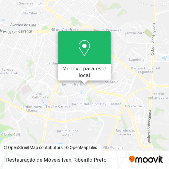 Restauração de Móveis Ivan mapa