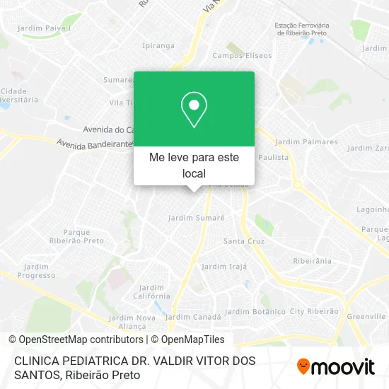 CLINICA PEDIATRICA DR. VALDIR VITOR DOS SANTOS mapa