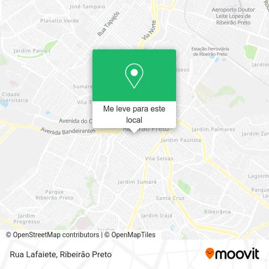 Rua Lafaiete mapa