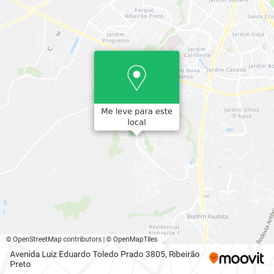 Avenida Luiz Eduardo Toledo Prado 3805 mapa