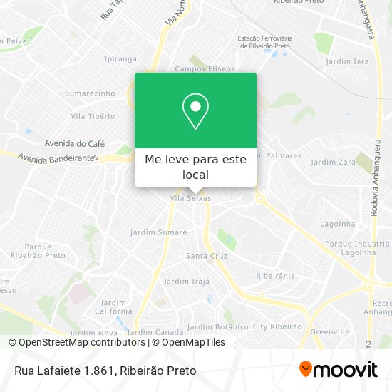 Rua Lafaiete 1.861 mapa