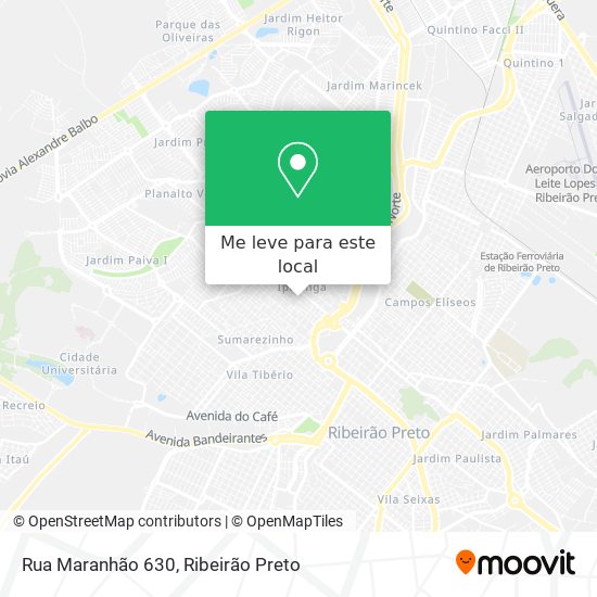 Rua Maranhão 630 mapa