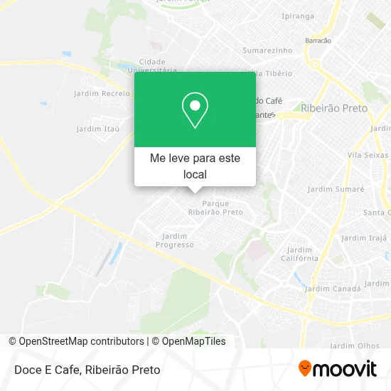 Doce E Cafe mapa