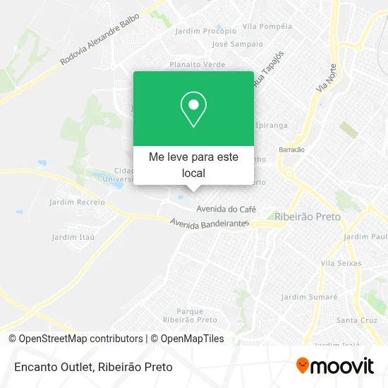 Encanto Outlet mapa